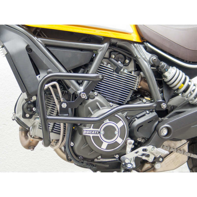 Porte-bagages noir pour Ducati Scrambler 800 Classic (KC) 2016- 