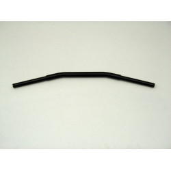 Guidon de 850 mm de largeur, guidon noir Ø 31,75 mm (1 1/4 ") avec des extrémités de poignée brut Ø 25,4 mm (1") avec une encoch