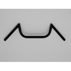 Guidon en M 617 mm de largeur, guidon noir Ø 22 mm (7/8 ") 