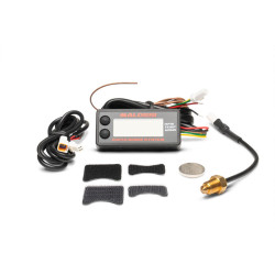 Compteur d'heures digital MALOSSI Rapid Sens Systeme - RPM + Sonde 2