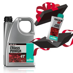 Huile moteur MOTOREX Cross Power 4T - 5W40 4L + 1L gratuit