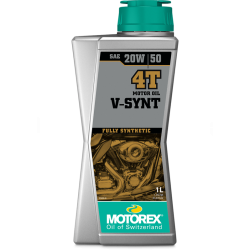 Huile moteur MOTOREX V-SYNT 4T 20W/50 1L 2