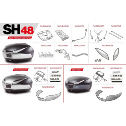 Pièces de rechange pour SHAD SH48.