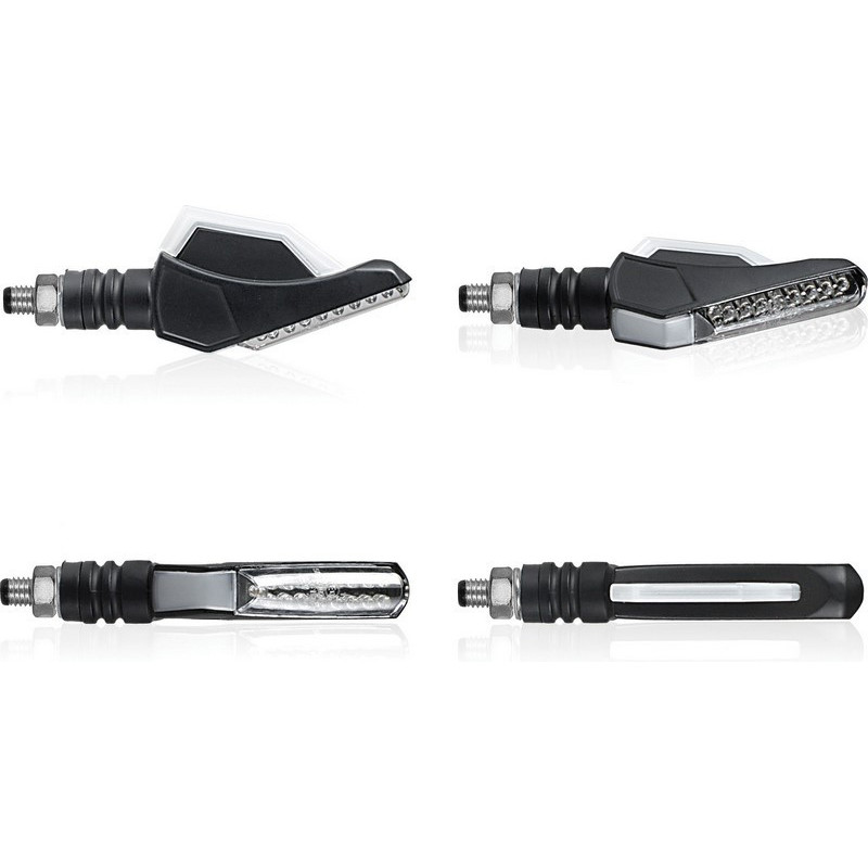 Mini clignotants à LED Tourer Noir Transparent IN175