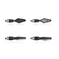 Clignotants à LED Draft Noir/Transparent