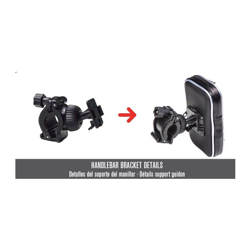 Support GPS SHAD fixation guidon