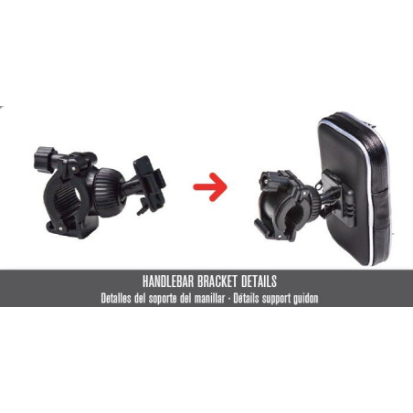 Support GPS SHAD fixation guidon