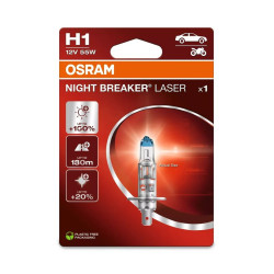 Ampoule OSRAM Night Breaker Laser H1 12V/55W - X1 2
