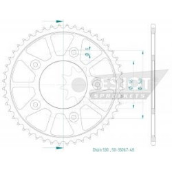 Couronne acier 530 pour...