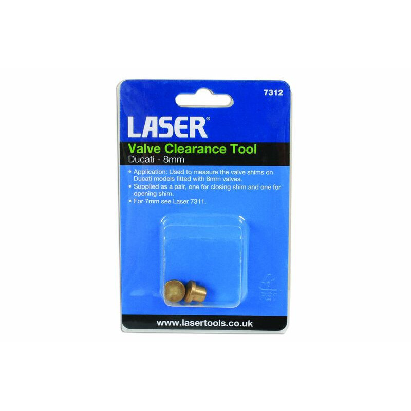 Réglage de jeu de soupapes LASER TOOLS 8mm