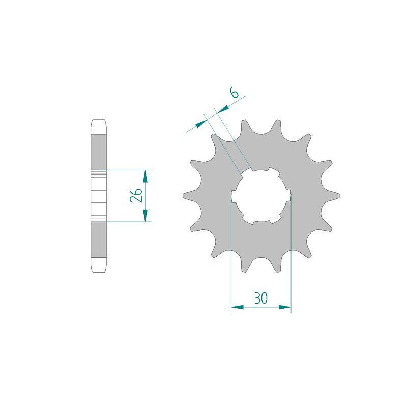 Kit chaine DID  ACIER YAMAHA XS 650...