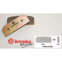 Plaquettes de frein BREMBO UPGRADE métal fritté - 07835424 2