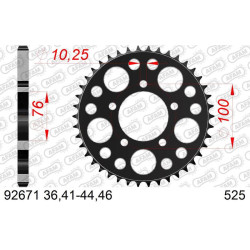 Couronne AFAM acier standard 92671 - 525 2