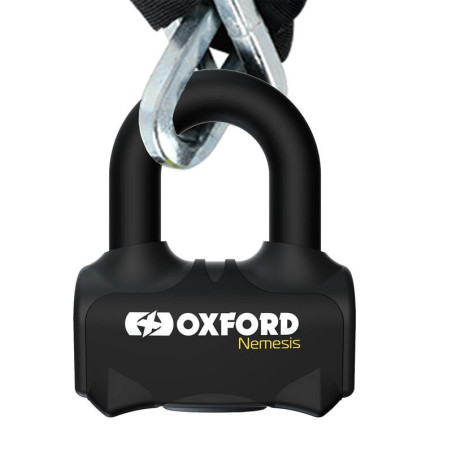 Antivol à chaîne OXFORD Nemesis 16 mm avec chaîne de 1,2 m