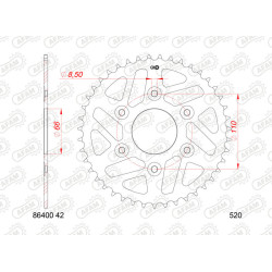 Couronne AFAM acier standard 86400 - 520