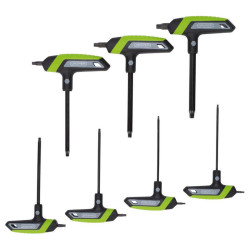 Jeu de clés hexagonales DRAPER TX-STAR® et métriques à poignée en T (14 pièces) 2