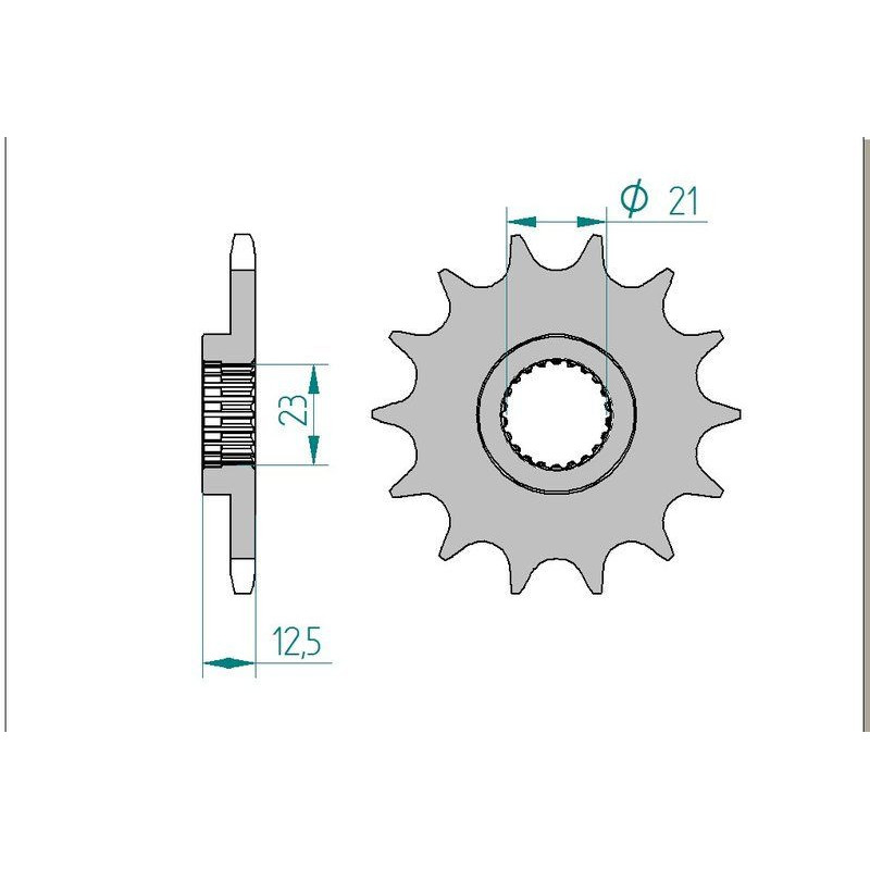 Kit chaine DID  ACIER YAMAHA YFM 250...