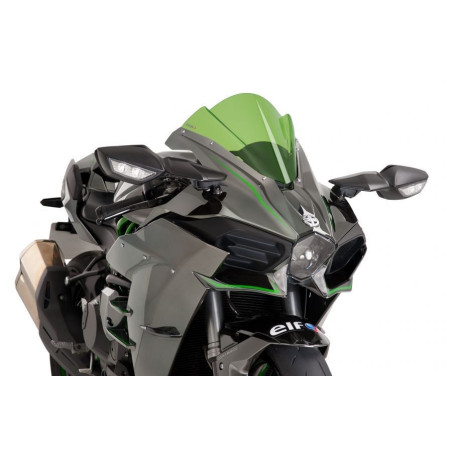 Bulle racing PUIG pour KAWASAKI NINJA H2/H2R 15 - 19 verte