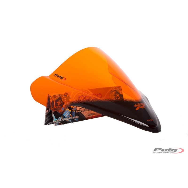 Bulle racing PUIG pour SUZUKI GSX-R1300 HAYABUSA 08 - 20 orange