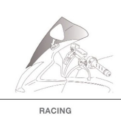 Bulle racing PUIG pour KAWASAKI ZX-12R 02 - 06