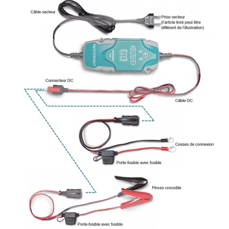 Chargeur de batterie a maintien de charge EasyCharge 1.1A