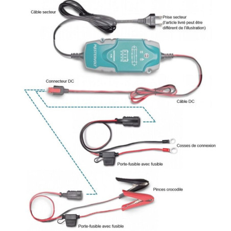 Chargeur de batterie a maintien de charge EasyCharge 1.1A