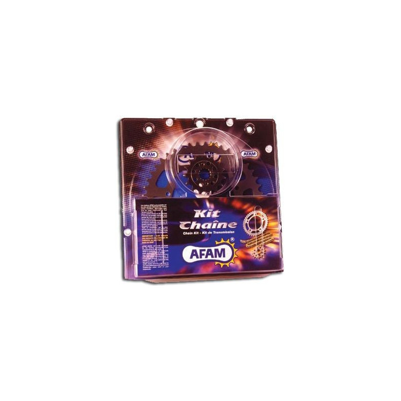 Kit chaine AFAM acier BETA 125 125 RR/RE 2013 à 2016