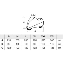 Housse pour moto HELD Professional étanche 2