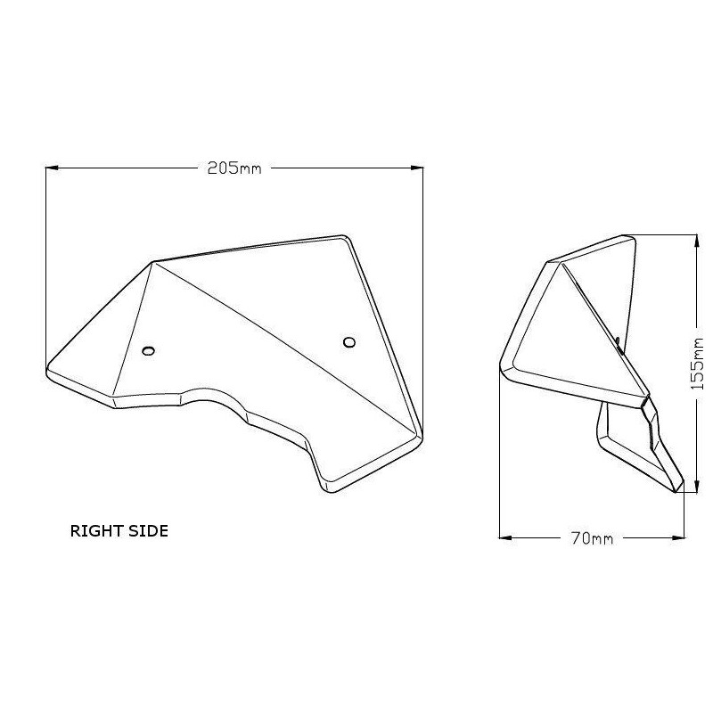 Cache injecteur BMW R1200 GS 2013 2017 shema