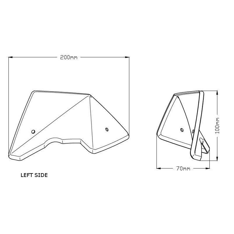 Cache injecteur BMW R1200 GS 2013 2017 shema2