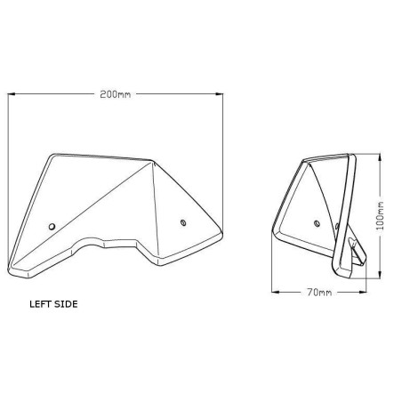 Cache injecteur BMW R1200 GS 2013 2017 shema2