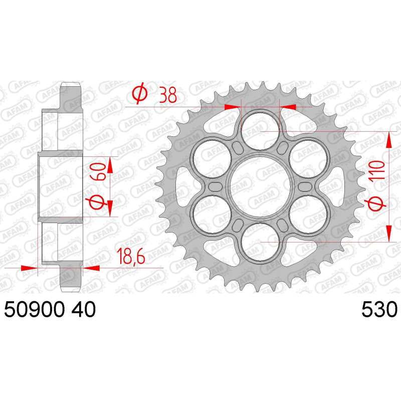 Kit Chaine DC DUCATI 1260 Multistrada / S / D air / Pikes Peak couronne
