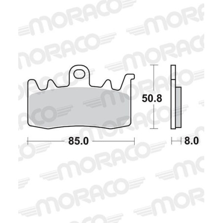 Plaquettes de frein moto SBS Racing Dual Sinter 900 DS