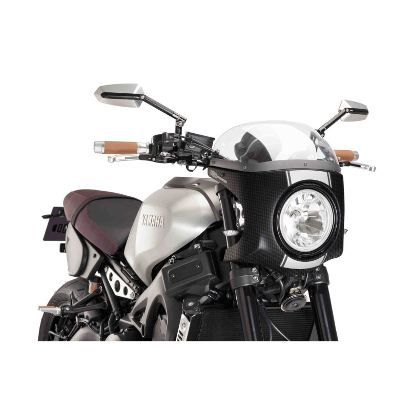 Tête  de fourche semi carénages Universel diametre 180mm carbone