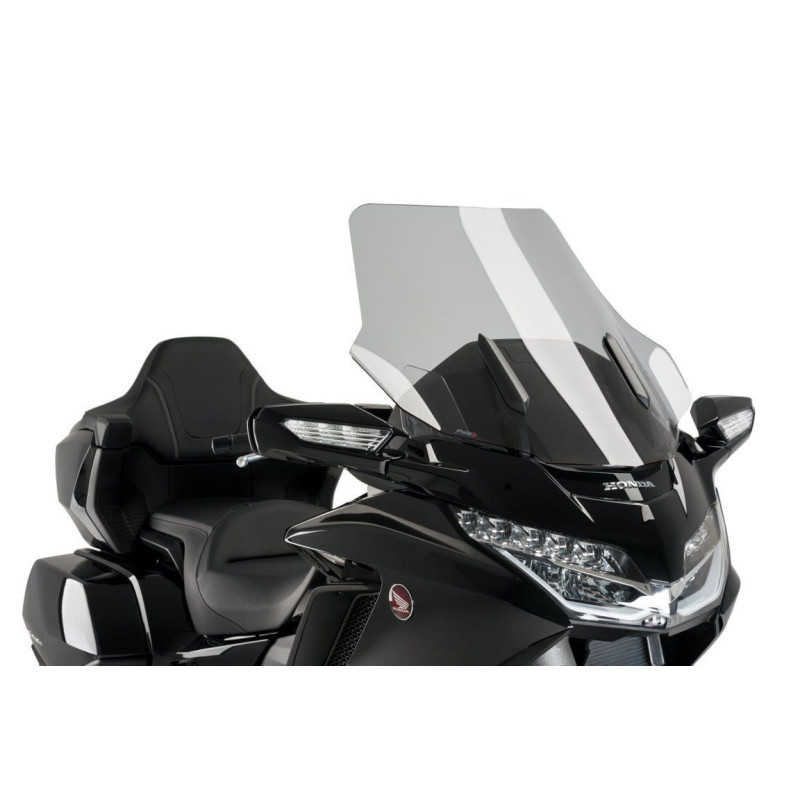 Bulle Touring PUIG pour HONDA GL1800 Gol wing 2019 fumé clair ouvert