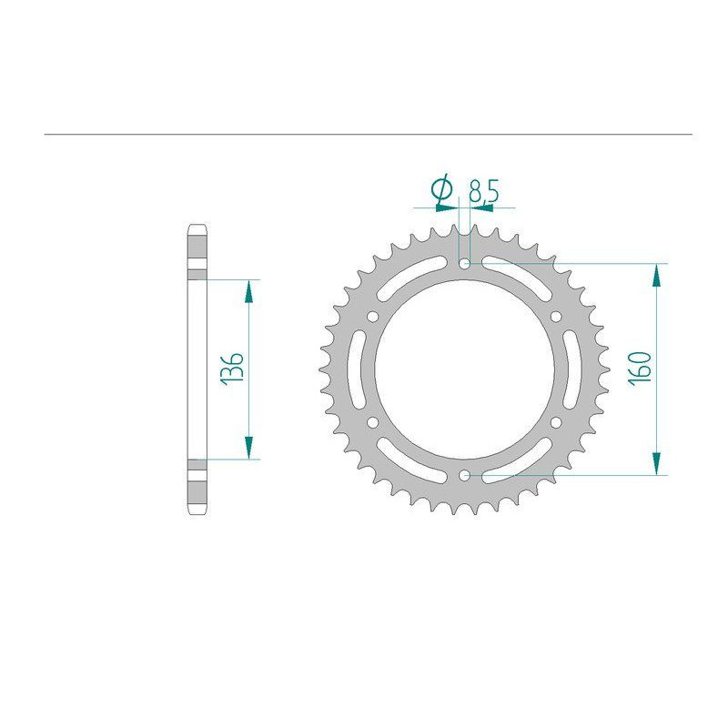 Kit Chaine DC BMW G 650 GS SERTAO (2012)