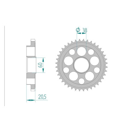Kit Chaine DC DUCATI 916 SP (1994-1998)