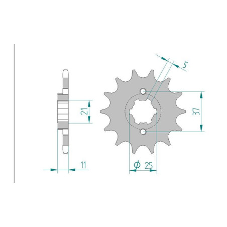 Kit Chaine DC E-TON CHALLENGER 150 CXL (2003-2011)