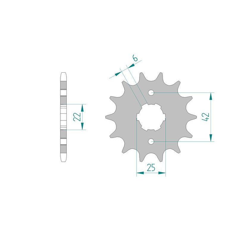 Kit Chaine DC E-TON VECTOR ST 250 VXL (2005-2011)