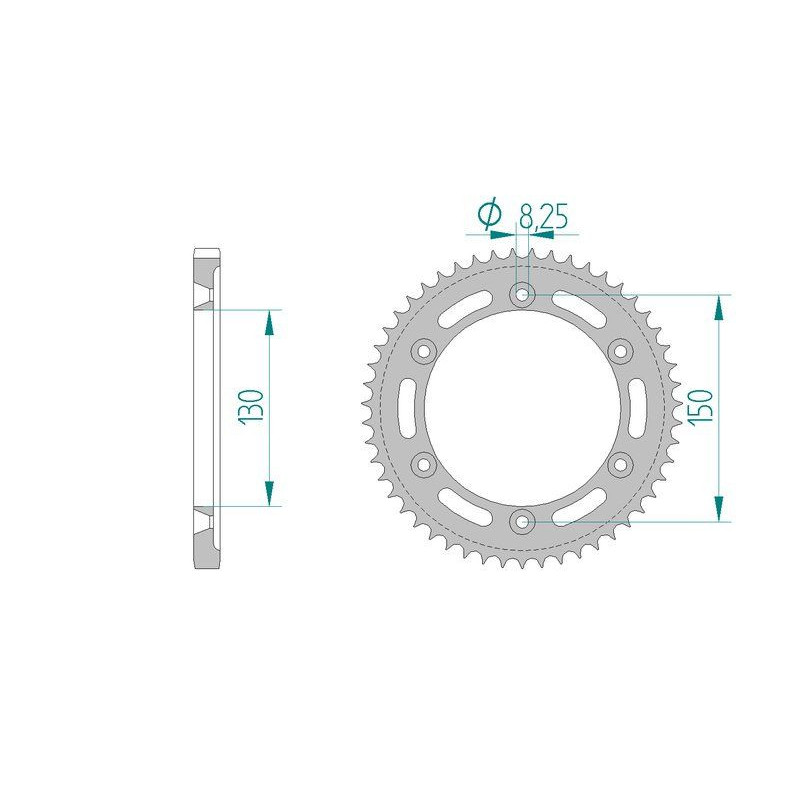 Kit Chaine DC HONDA XLR 125 R V,W,X,Y,1,(JD09/JD16A) (1997-2001) JD09/JD16A