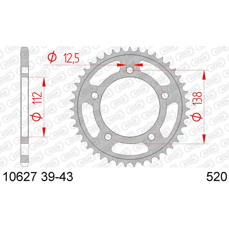 Kit Chaine DC HONDA CB 500 X D,(ABS) (2013) ABS