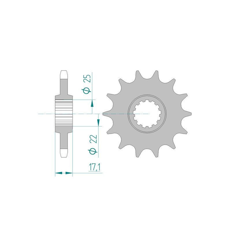 Kit Chaine DC HONDA CBF 500 A 4,5,6,7,(ABS) (2004-2007) ABS