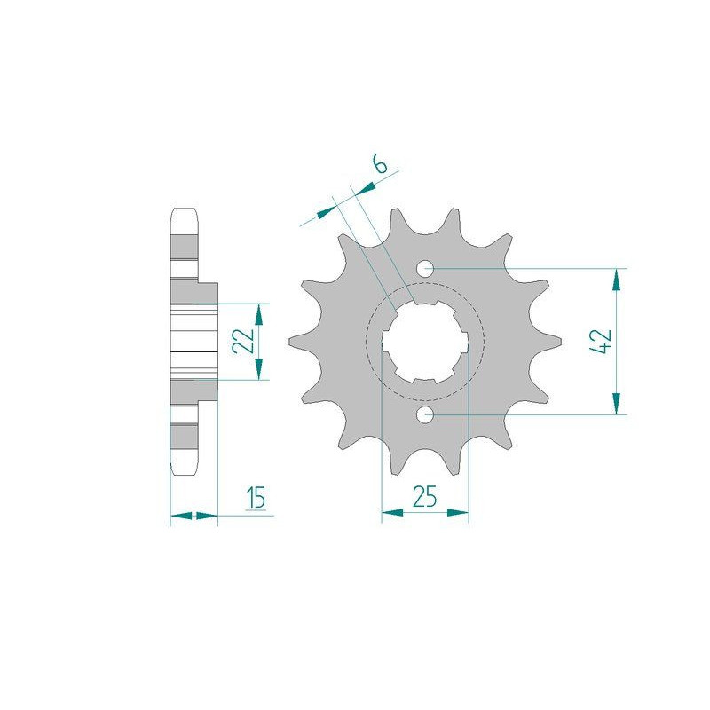 Kit Chaine DC HONDA CBX 550 F C (1982)