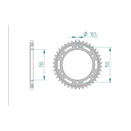 Kit Chaine DC HONDA FX 650 X,Y,(VIGOR) (1999-2000) VIGOR
