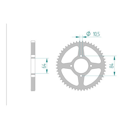 Kit Chaine DC SUZUKI RV 125 K7,K8,K9,L0,L1,L2,L3,(VAN VAN) (2007-2013) VAN VAN