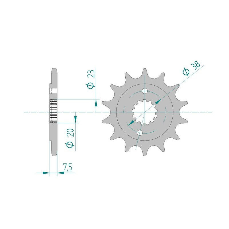 Kit Chaine DC SUZUKI LT 400 Z K2,K3,K4,K5,K6,K7,K8,(QUADSPORT) (2002-2008) QUADSPORT