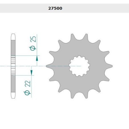 Kit Chaine DC YAMAHA YZ 426 F M,N,P (2000-2002)