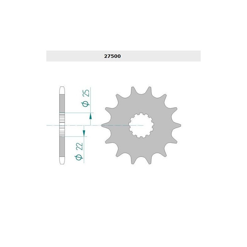 Kit Chaine DC YAMAHA WR 450 F Q,R,T,V (2003-2006)