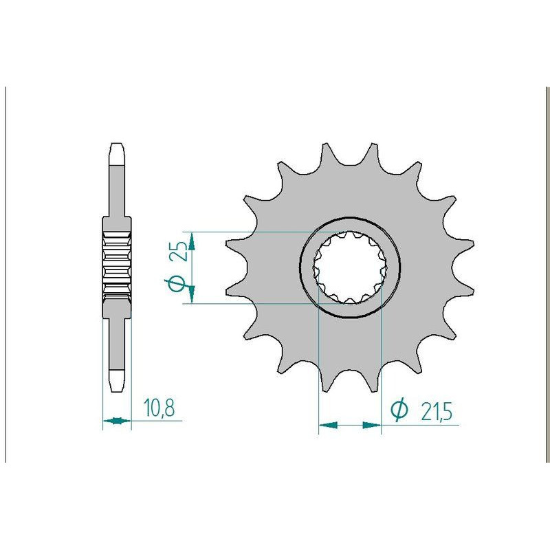Kit Chaine DC YAMAHA XJ 6 SA ABS (DIVERSION 36D3) (2009-2013) DIVERSION 36D3