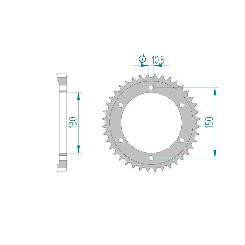 Kit Chaine DC YAMAHA FJ 1200 ABS (3CX) (1991-1994) 3CX